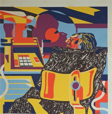 MARIANO DAL FORNO (Cellore d'Illasi, Verona, 1954) Senza titolo, anni '70...