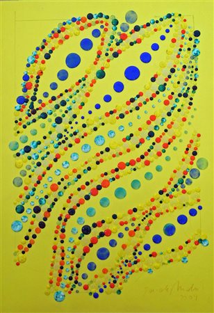 DAVIDE NIDO (Milano, 1966) Senza titolo, 2004 Tecnica mista su carta cm 70x50...