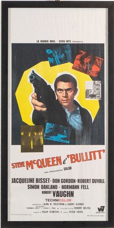 Locandina Film Bullit Locandina originale del film Bullit del 1968 con Steve...