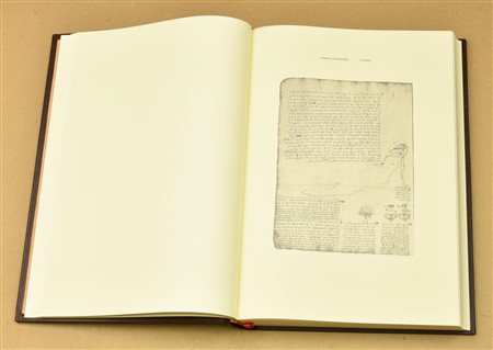 LEONARDO DA VINCI: CODICE LEICESTER volume riccamente illustrato con...