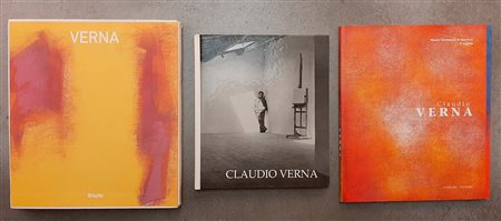CLAUDIO VERNA - Lotto unico di 3 cataloghi