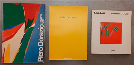 ACHILLE PERILLI E PIERO DORAZIO - Lotto unico di 3 cataloghi