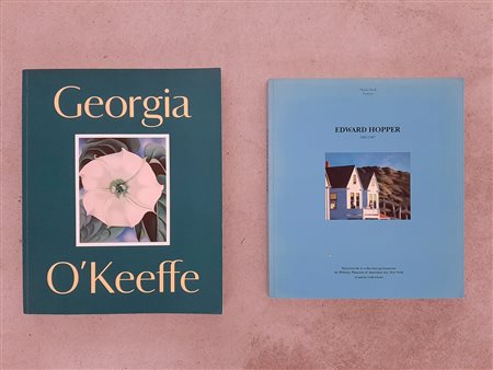 EDWARD HOPPER E GEORGIA O'KEEFFE – Lotto unico di 2 cataloghi