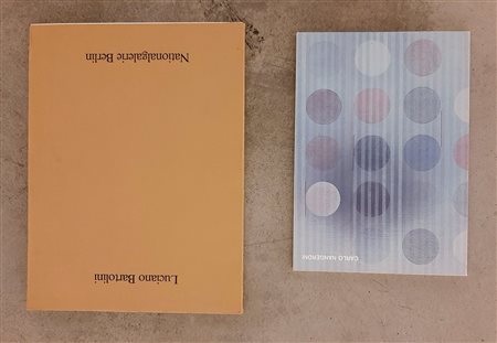 CARLO NANGERONI E LUCIANO BARTOLINI – Cataloghi con autografo dell'artista