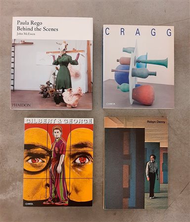 CONTEMPORARY BRITISH ART (DENNY, CRAGG, GILBERT&GEORGE, REGO) – Lotto unico di 4 cataloghi