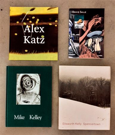 CONTEMPORARY AMERICAN ART (KATZ, KELLEY, KELLY, SALLE) – Lotto unico di 4 cataloghi