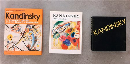 KANDINSKY – Lotto unico di 3 cataloghi