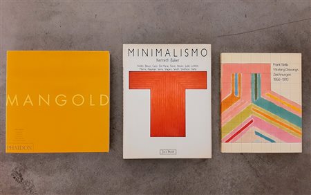 MINIMALISMO AMERICANO – Lotto unico di 3 cataloghi