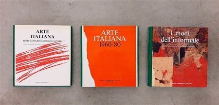 ARTISTI ITALIANI ANNI '50/'80 – Edizioni della Banca Commerciale Italiana. Lotto unico di 3 cataloghi