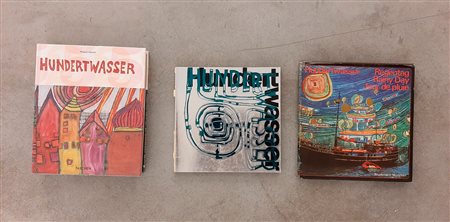FRIEDENSREICH HUNDERTWASSER – Lotto unico di 3 cataloghi