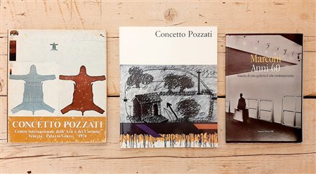 CONCETTO POZZATI E STUDIO MARCONI – lotto unico di 3 cataloghi
