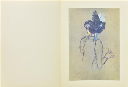 Henri de Toulouse-Lautrec BUSTO DI SPALLE riproduzione fotolitografica, cm...