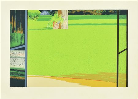 Giorgio Ramella SENZA TITOLO serigrafia su carta, cm 50x70; es. 13/100 firma...