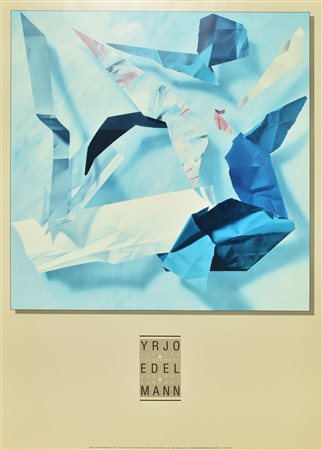 MANIFESTO YRJO EDEL MANN manifesto cm 90x65 della Galleria Lillian Heidenberg...