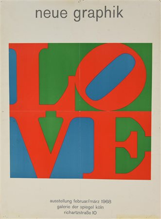 NEUE GRAPHIK manifesto dell'esposizione tenutasi presso la Galerie Der...