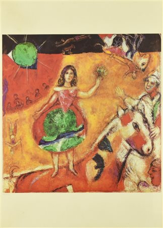 Marc Chagall LE RAPPEL riproduzione fotolitografica su carta (d'apres), cm...