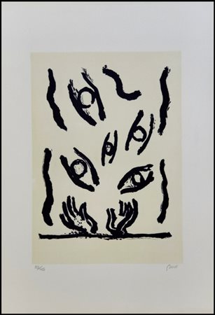 GUIDI VIRGILIO Roma 1891-Venezia 1984 “Occhi nello spazio” 