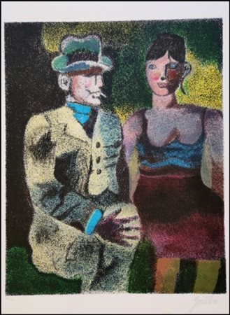 GENTILINI FRANCO Faenza 1909-Roma 1981 “Senza titolo” 