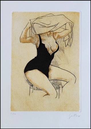 GUTTUSO RENATO Bagheria 1911-Roma 1987 “Verso sera”