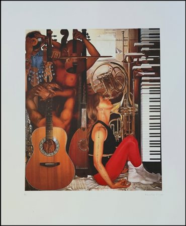 BRERO DOVILIO Torino 1950 “La musica”