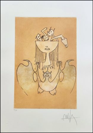 LAM WILFREDO Sagua la Grande 1902-Parigi 1982 “La sensualità de la femme”