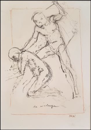 SUGHI ALBERTO Cesena 1928-Bologna 2012 “La violenza” 