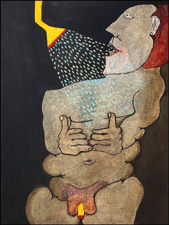 BELLAMI PIETRO Massa Carrara 1944 “Adamo è sotto la doccia” 