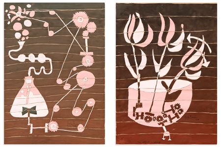 GIORGIO ROMANI - Lotto unico composto da 2 opere 