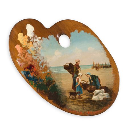 ATTRIBUITO A ANTONIO VARNI (1841-1908) - Giorno d'abbondanza