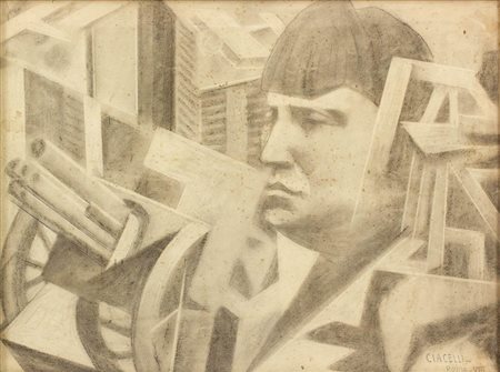 ARTURO CIACELLI  (Arnara, 1883 - Venezia, 1966): Dux, 1935