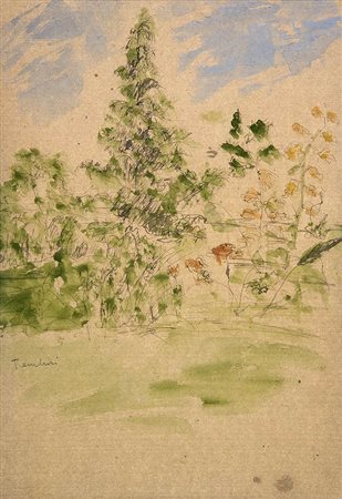 ORFEO TAMBURI (Jesi, 1910 - Parigi, 1994): Paesaggio