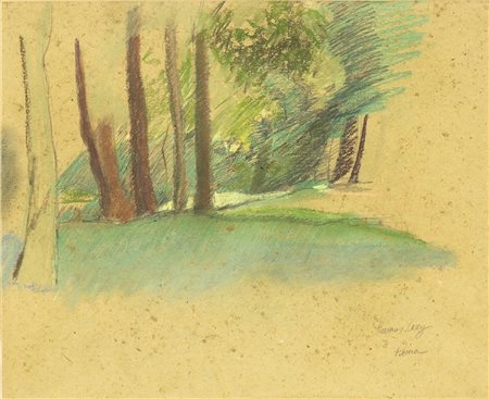 THOMAS COREY (New York, 1950): Paesaggio boschivo