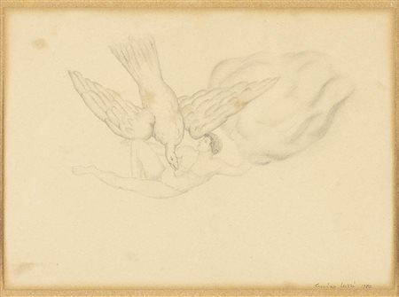 ENRICO LUZZI : Senza titolo, 1980