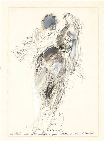 MARILÙ EUSTACHIO (Merano, 1934): Fanciulla di spalle, 1989