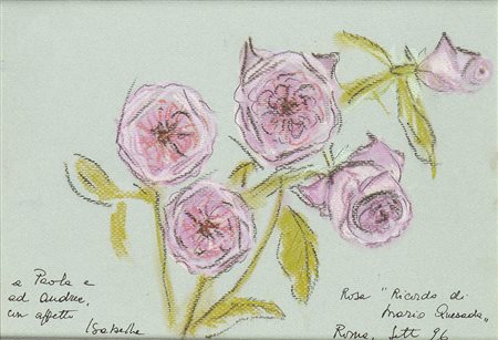 ISABELLA DUCROT (Napoli, 1931): Rosa “Ricordo di Mario Quesada”, 1996