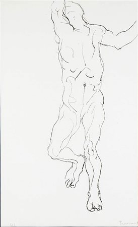 SALVATORE PROVINO  (Bagheria, 1943): Nudo maschile, 1975