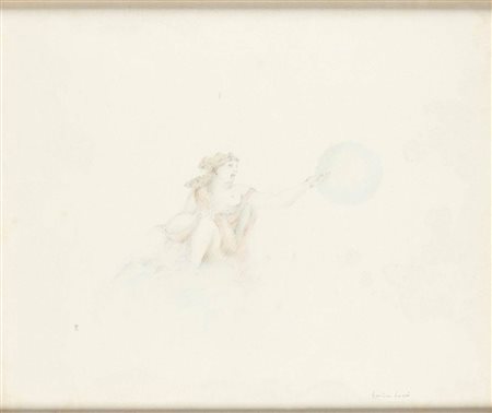 ENRICO LUZZI (Roma, 1950): Figura allegorica