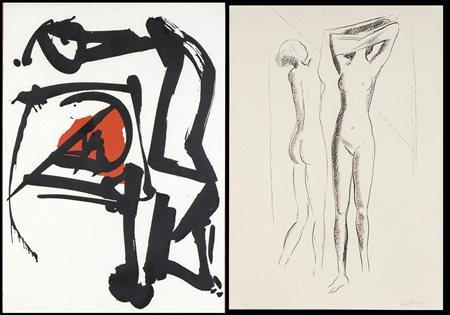 ENZO ASSENZA  (Pozzallo, 1915 - Roma, 1981): Senza titolo