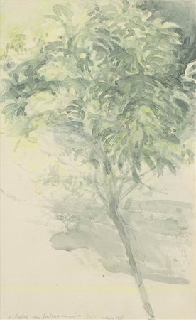 ANONIMO: Albero in primavera, 1985