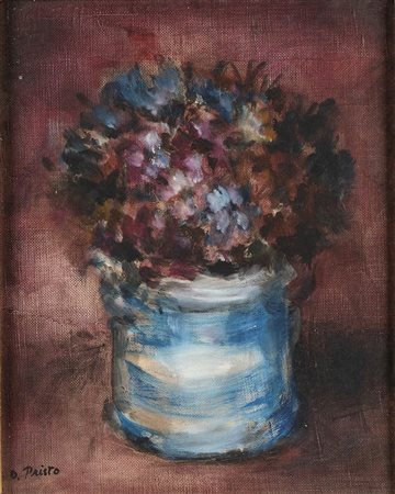DOMINGO PRIETO (XX Secolo): Vaso di fiori