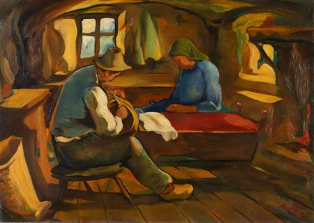 ITALO MUS (Châtillon, 1892 - Saint-Vincent, 1967): Senza titolo