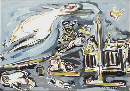 MARIO MARTINI (1931-2007): Senza titolo, 1973