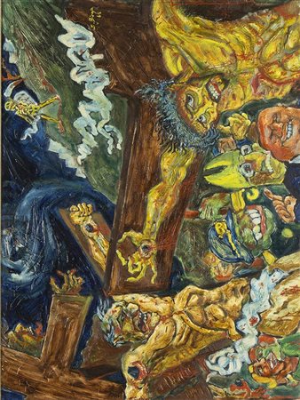 SERGIO BIRGA (Firenze, 1940 - Cannes, 2021): Crocifissione, 1965