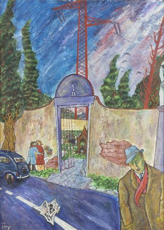 SERGIO BIRGA (Firenze, 1940 - Cannes, 2021): Cimitero di S. Domenico (tramonto), 1964