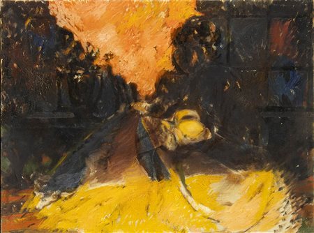 OLIVIERO CALVINO (Milano, 1935 - 2001): Senza titolo, 1983