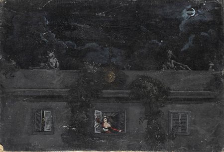 LILA DE NOBILI (Lugano, 1916 - Parigi, 2002): Dal balcone