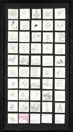 PABLO ECHAURREN (Roma, 1951): Coniglietti, 1976
