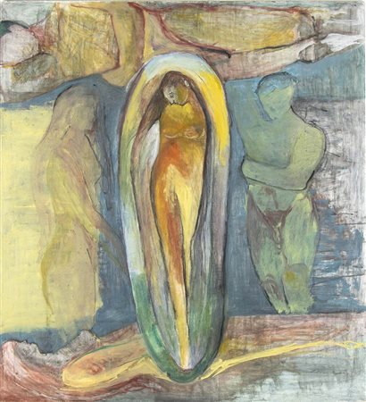SABINA MIRRI (Roma, 1957): Paesaggio onirico, 1986