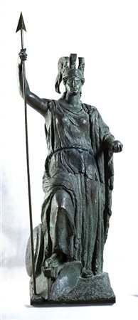 EDOARDO RUBINO (Torino, 1871 - 1954): Minerva, 1932