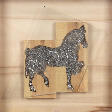 MARIO CEROLI (Castel Frentano, 1938): Cavallo